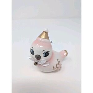 Target Wondershop Christmas Ornament Retro Pink Bird Ceramic Vintage Style